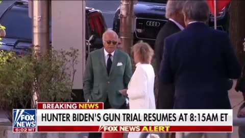 Biden family has arrived for gun trial