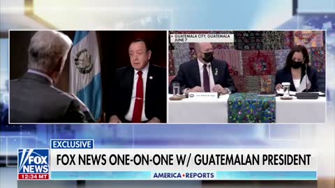 Kamala Harris Embarrassed On Live TV By Guatemala President, 'Root Causes' A Complete Lie