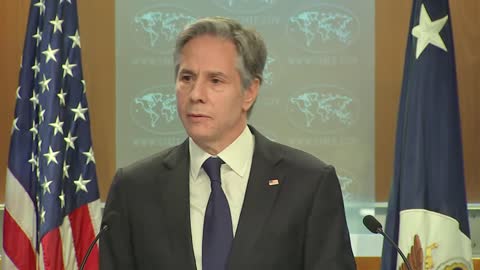 Secretary of State Blinken speaks on Russia-Ukraine (Jan. 26, 2022)