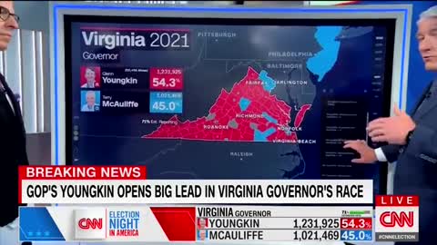 McAwful Underperformed Northam by 10 Points In A Dozen Counties