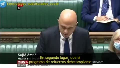 [ReinoUnido]: Secretario de Salud y Asistencia Social reduce tiempo de aplicación de dosis refuerzo