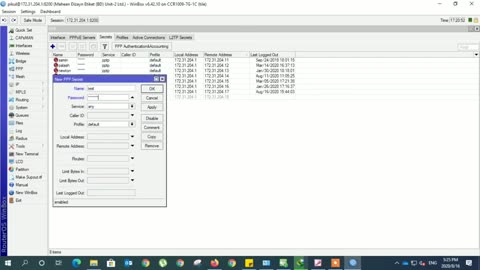 MikroTik Tips | PPTP user create on MikroTik Router | add VPN User account