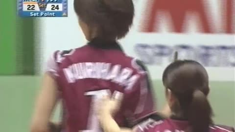 Megumi Kurihara's excellent serve 1