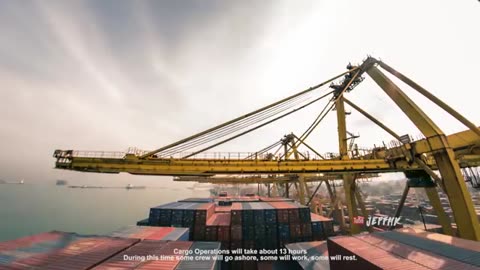 30 Days Timelapse at Sea |4K | Through Thunderstorms, Torrential Rain & Busy Traffic