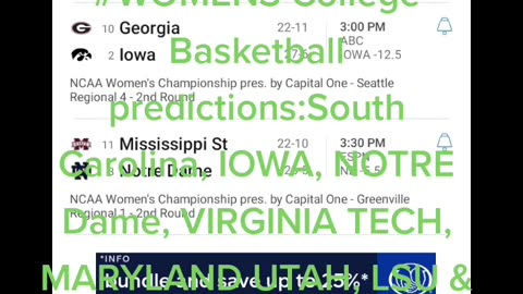 Ncaa women's college basketball predictions