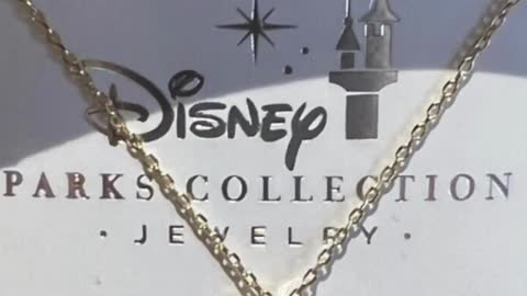 Disney Parks Mickey Mouse January Gold Color Faux Birthstone Necklace #shorts