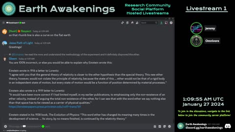 Earth Awakenings - Livestream 1 - #1410