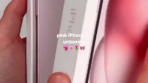 Unboxing iphone 15 plus pink.