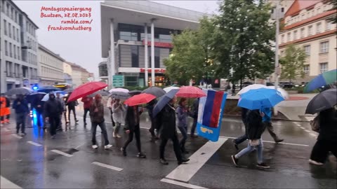 MONTAGSSPAZIERGANG - BAUTZEN, 28 08 2023, 134. MAHNWACHE 🕊 - Start und Ankunft