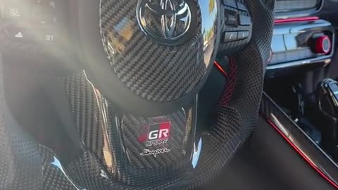 Inside this carbon fiber Toyota Supra GR 👌🔥