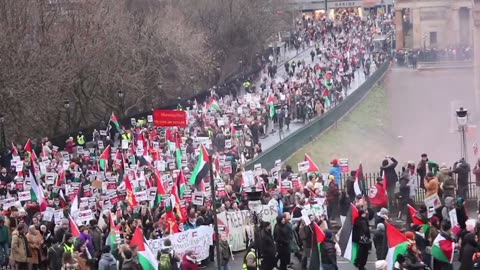 Pro Hamas Demonstration in Schottland