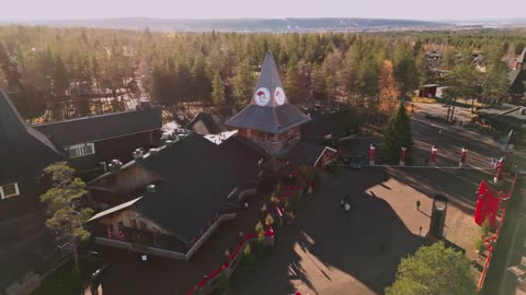 Visiting Santa Claus Village in Lapland, Finland