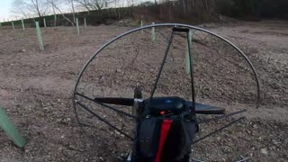 Paramotor Flight Ends in Crash