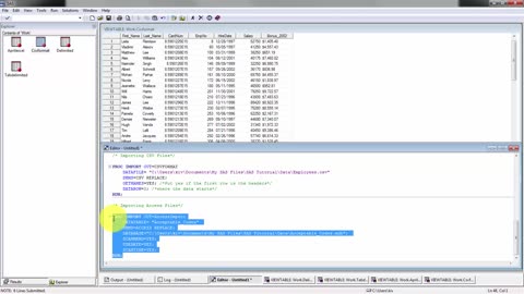 Introduction to SAS - Reading Data (Module 02)