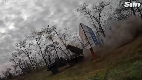 Ukrainian artillery units in Kherson support army on the frontline