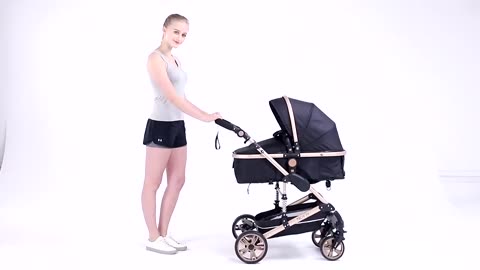 3 in 1 baby High baby pushchair multifunctional Newborn Carriage double faced