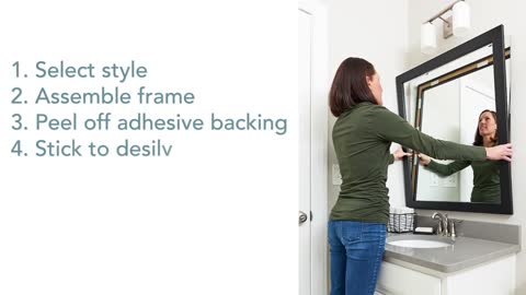 Desilvered Mirror - How to Fix Mirror Desilvering with MirrorMate Frames