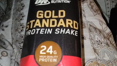 Drinking Optimum Nutrition Gold Standard Protein Shakes, Dbn, MI, 3/21/24