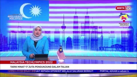 12 OGOS 2022-BERITA PAGI-MALAYSIA TECHLYMPICS 2022-TARIK MINAT 17 JUTA PENGUNJUNG DALAM TALIAN