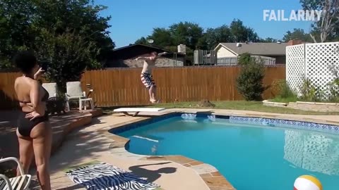 FOOLS IN POOLS (Funny Pool Fails) _ FailArmy