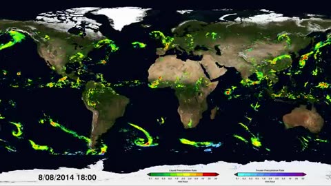 Nasa's Global Tour of Precipitation in Ultra HD