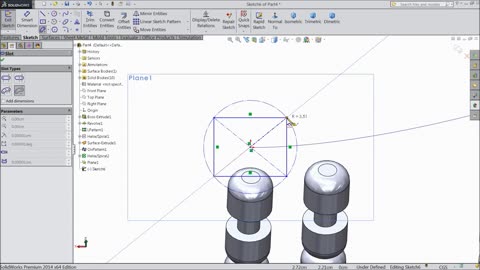 How to Sketch Spiral Stairs in SolidWorks