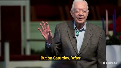 Jimmy Carter's church asks for comfort for his family as the former president enters hospice care