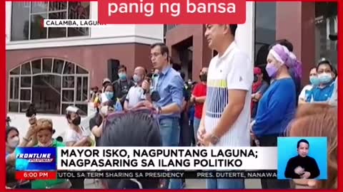 Mga presidential aspirant,muling nag-ikot sa iba't ibang panig ng bansaOURTESY VP LENI R