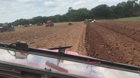 1958 Willys CJ5 Plowing