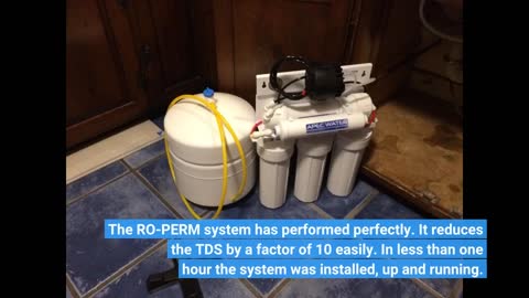 APEC Water Systems ULTIMATE RO-PERM Boosted Performance with-Overview