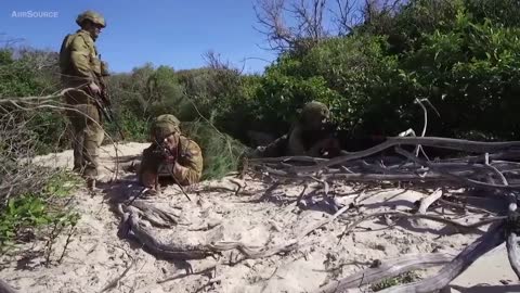 Australian Troops Conduct Beach Landing During Talisman Saber Joint Military Exercises1