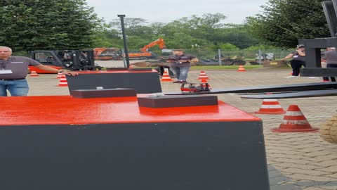 Incredible Precision at Staplercup Forklift Competition