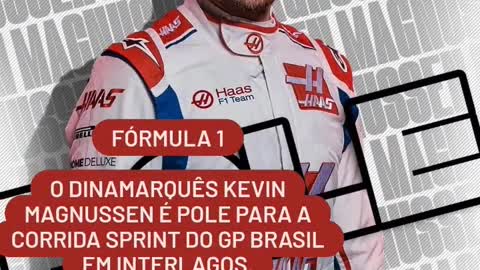 Kevin Magnussen é pole no Brasil