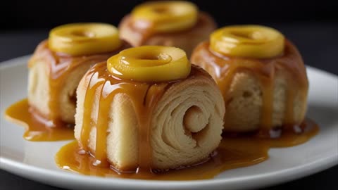 Mango Macadamia Caramel Rolls