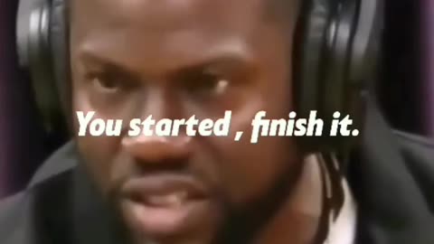 Kevin hart || What you start, finish it. #mondaymotivation #motivation #success #kevinhart #shorts