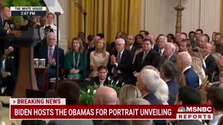 Barack Obama Thanks Biden For 'Faith In Our Democracy' At White House Portrait Unveiling