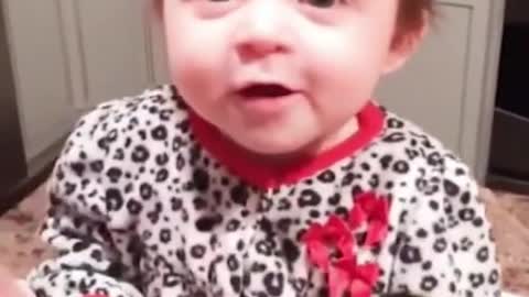 Funny Baby Videos eating fruits # Short