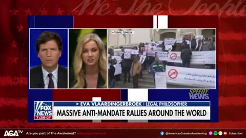 Dutch legal philosopher joins Tucker Carlson to highlight the Great Reset amidst global vax protests