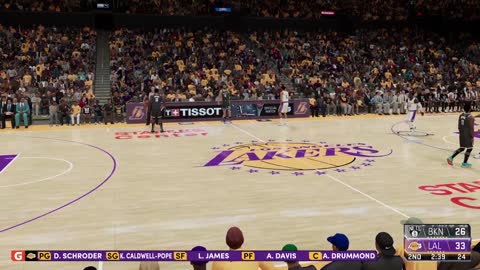 NBA 2K21/ BROOKLYN NETS V LOS ENGELES LAKERS