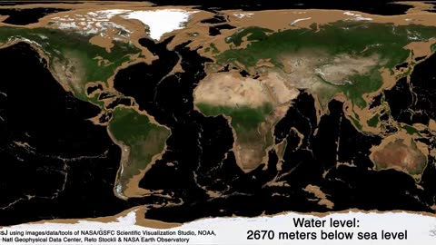 Draining Earth's Oceans revealing the two-thirds of Earth's Surface We Don't Get To See