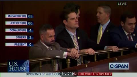 Matt Gaetz votes Donald John Trump