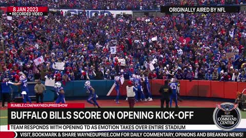 Buffalo Bills Kick Off First Game After Player Life-Threatening In Storybook Style