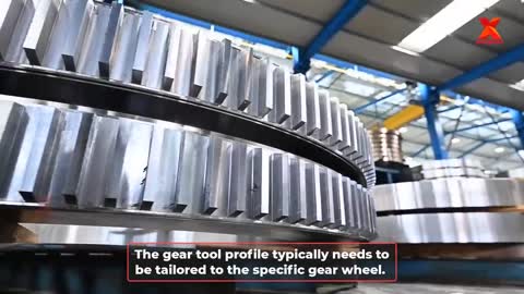 The World's Largest Bevel Gear CNC Machine- Modern Gear Production Line. Steel Wheel Manufacturing