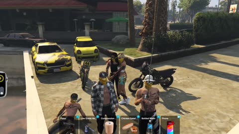 Laugh-Out-Loud Hilarious GTA V Mishaps: Friends' Doughnut Delight Turns Disastrous!