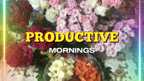 "Rise and Shine: A Productive Morning Vlog for a Purposeful Day"