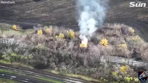 Ukrainian paratroopers pummel Russian positions on frontlines