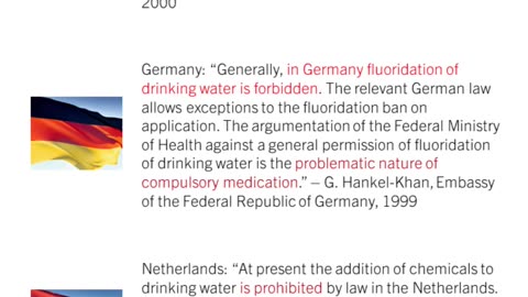 Fluoride in Europe? ILLEGAL in Drinking Water #fluoride