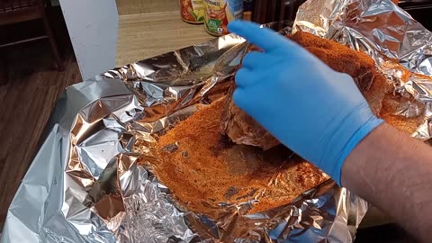 Mesquite Rub on Pork Butt