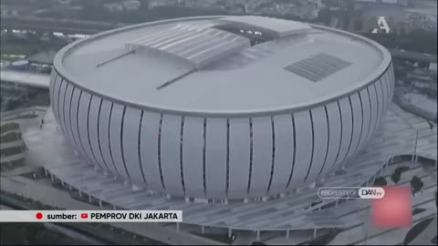 The Biggest and Newest Indonesia football Stadium at Jakarta