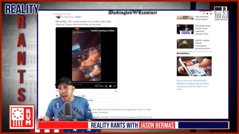 Donny T's UFC Appearance Exposes Mainstream Media Narrative - 'It's Not Real. It's Not Real'